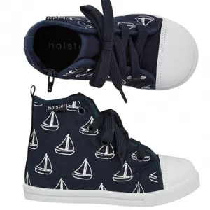 Holster Kids - Ahoy Navy High Top Shoe