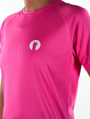 Hot Pink Active Llama T-Shirt