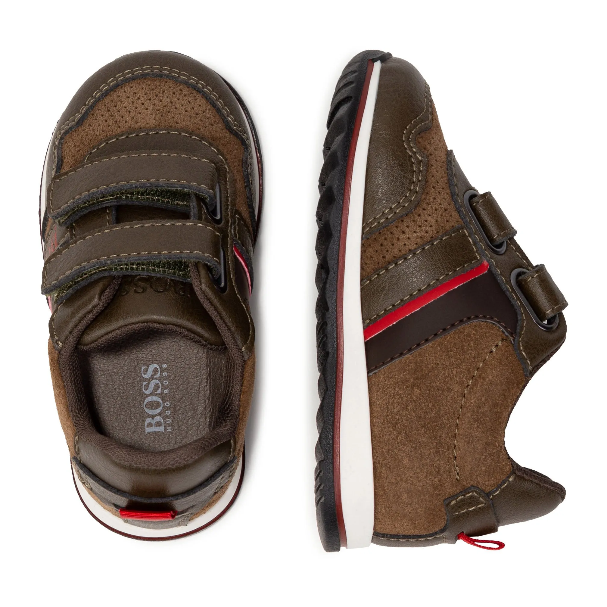 Hugo Boss Baby Boys Brown Sneakers