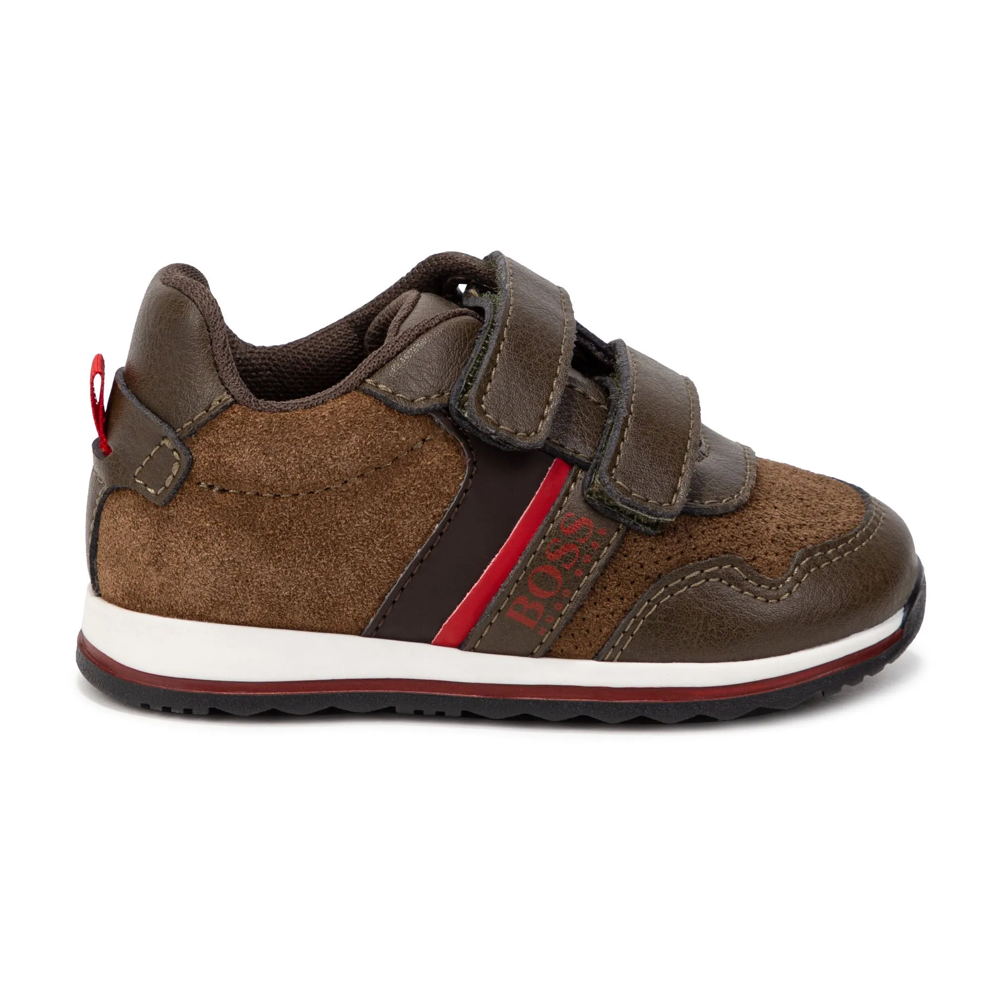 Hugo Boss Baby Boys Brown Sneakers