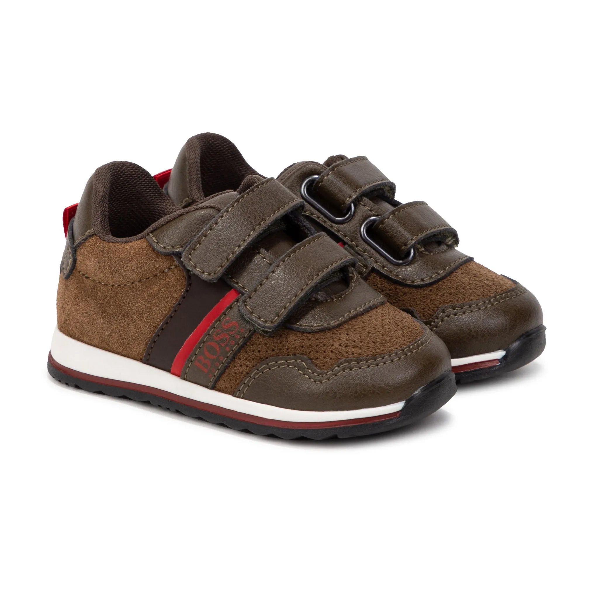 Hugo Boss Baby Boys Brown Sneakers