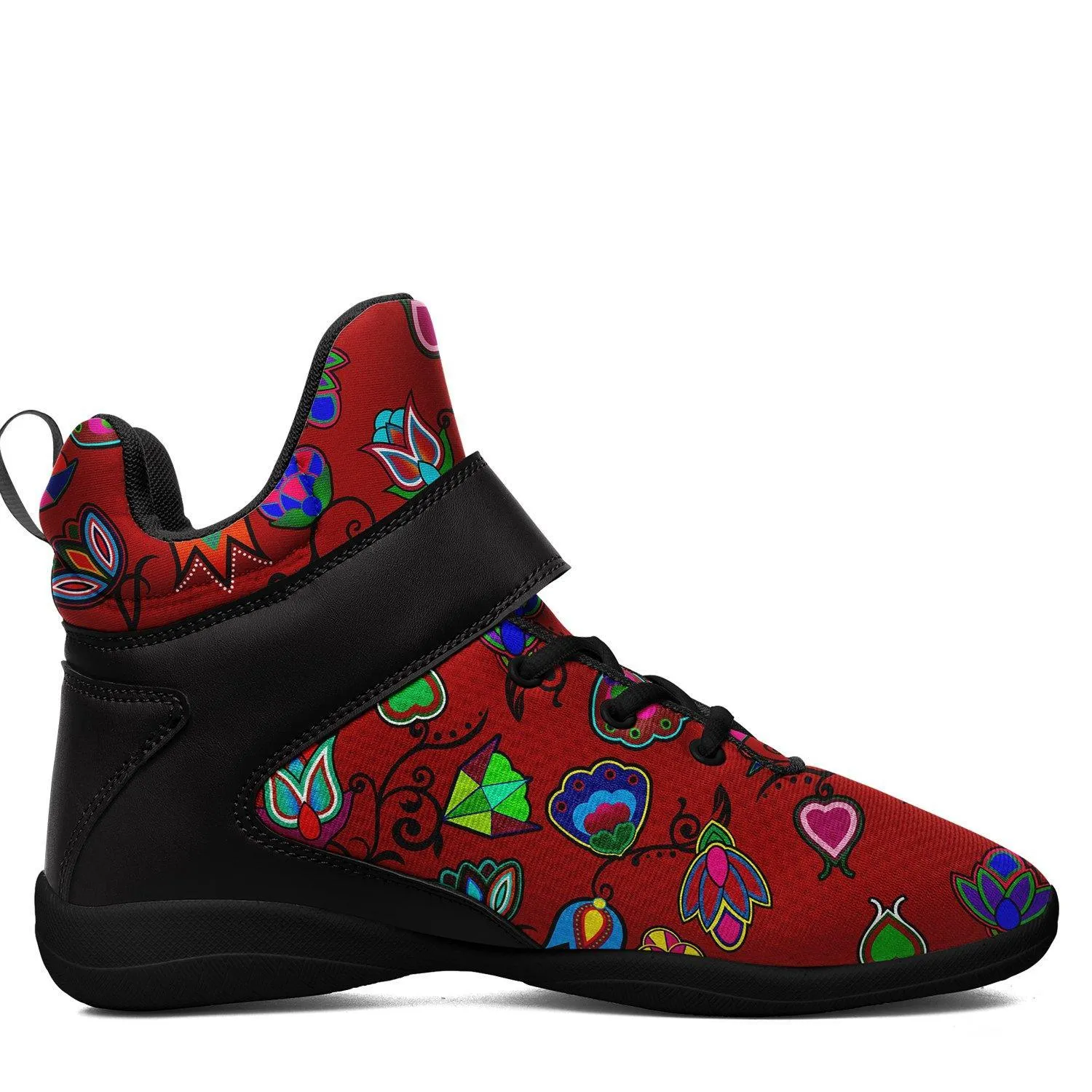 Indigenous Paisley Dahlia Kid's Ipottaa Basketball / Sport High Top Shoes