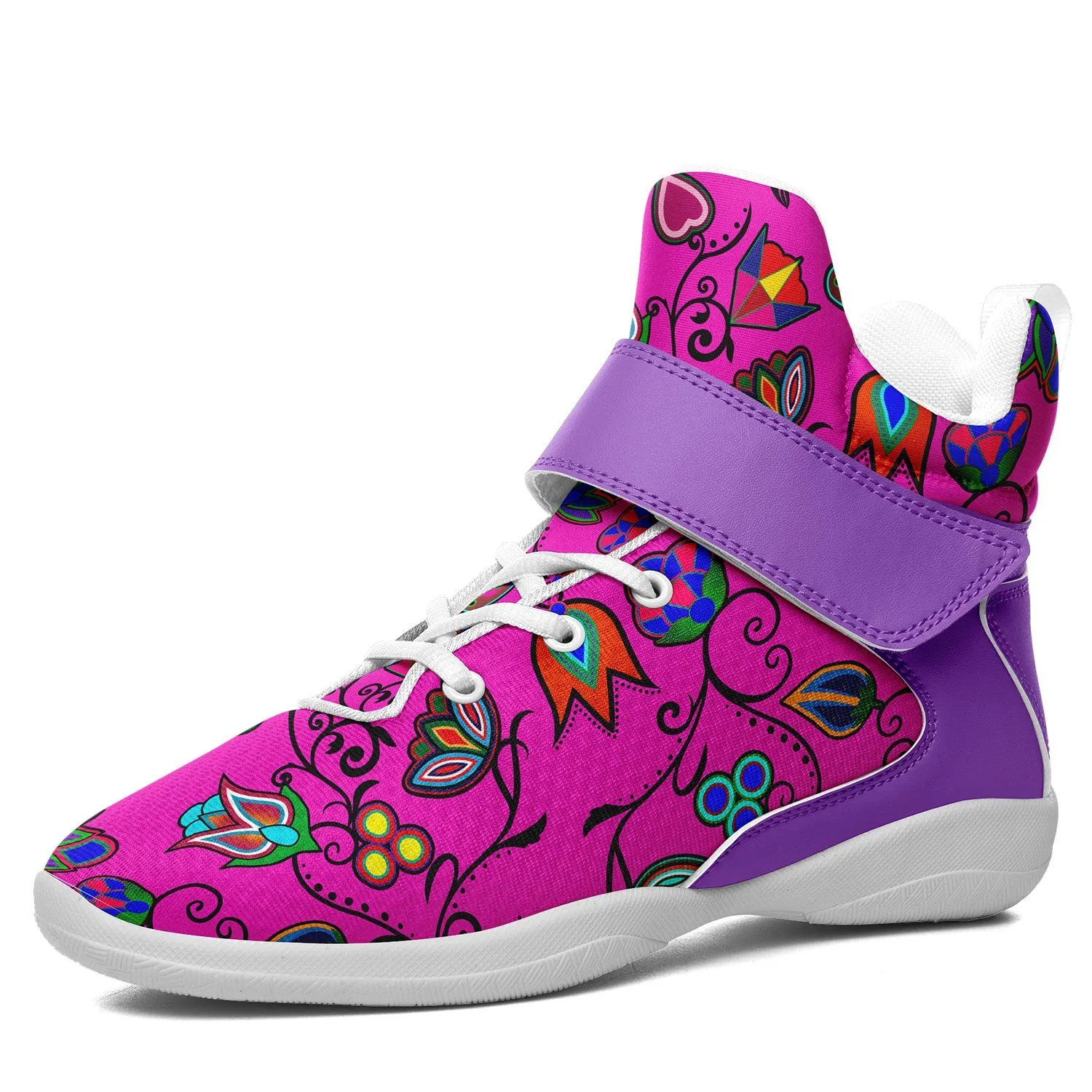 Indigenous Paisley Ipottaa Basketball / Sport High Top Shoes