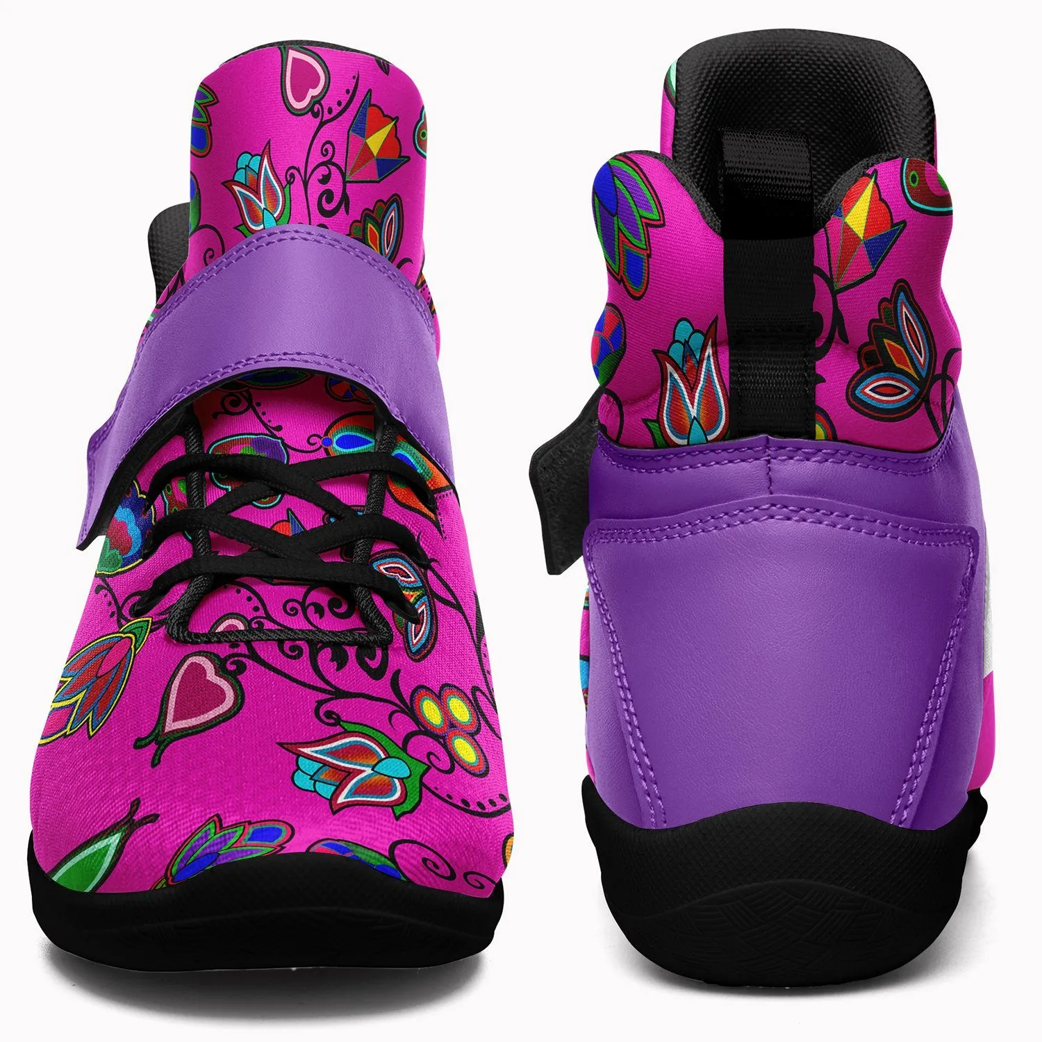 Indigenous Paisley Ipottaa Basketball / Sport High Top Shoes