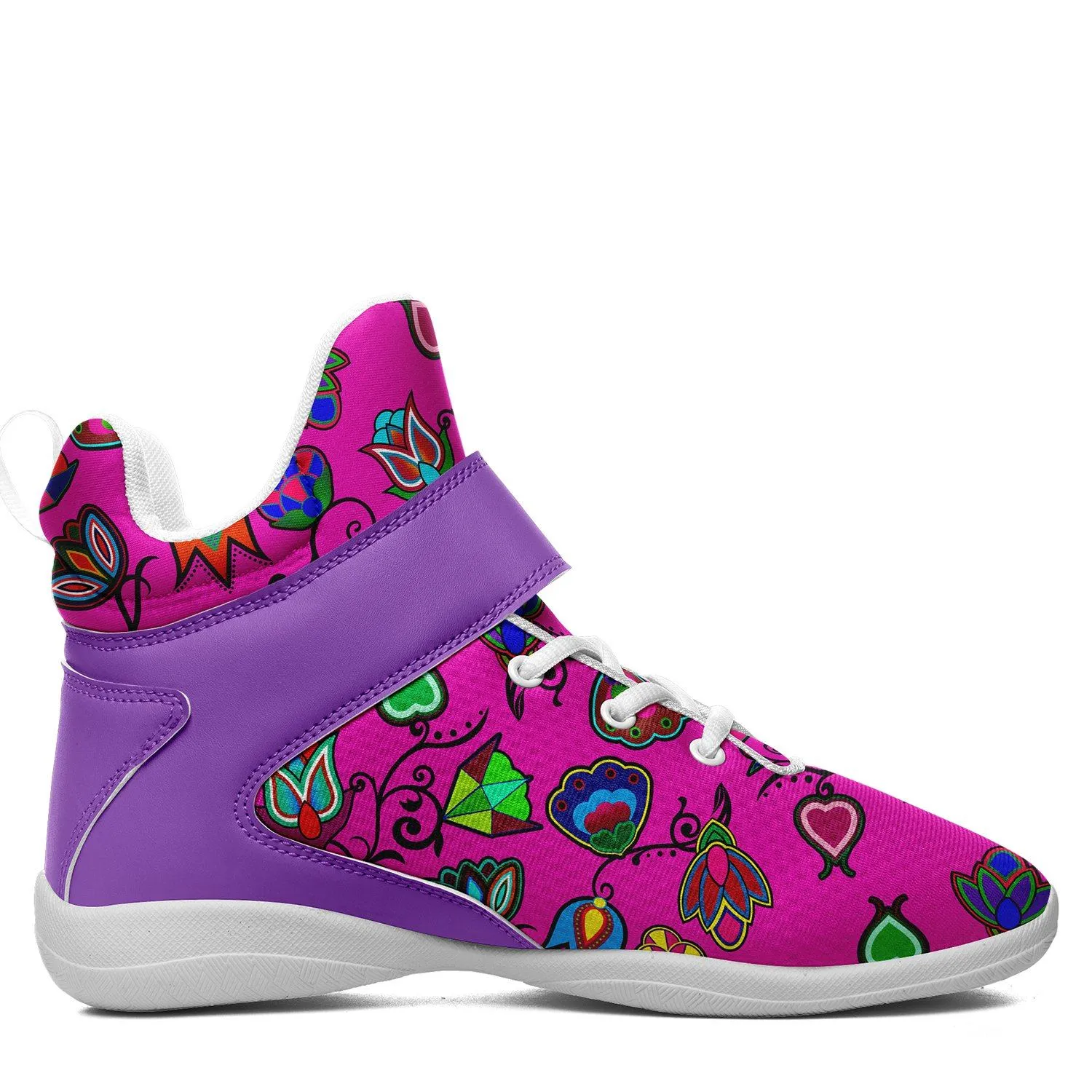 Indigenous Paisley Ipottaa Basketball / Sport High Top Shoes