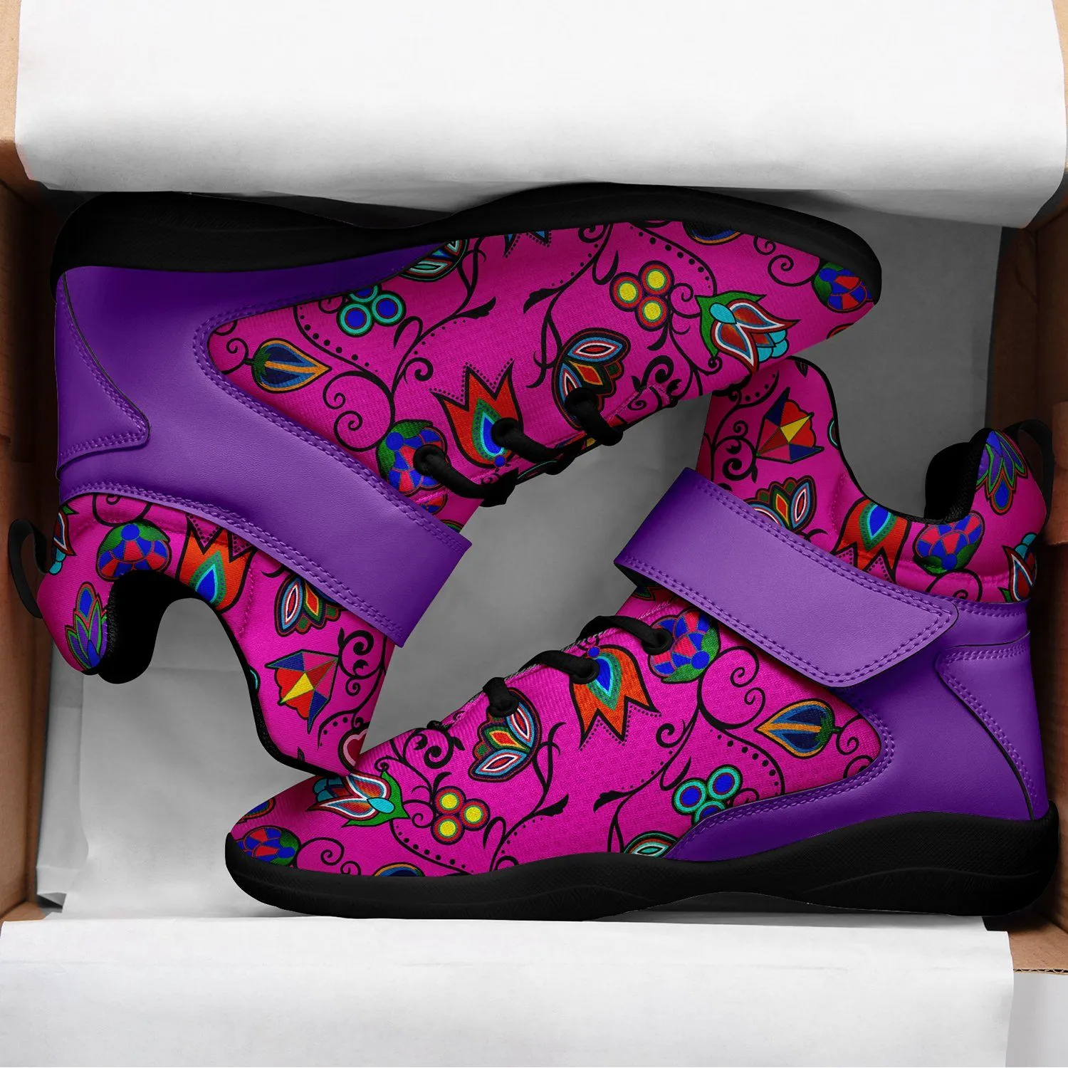 Indigenous Paisley Ipottaa Basketball / Sport High Top Shoes