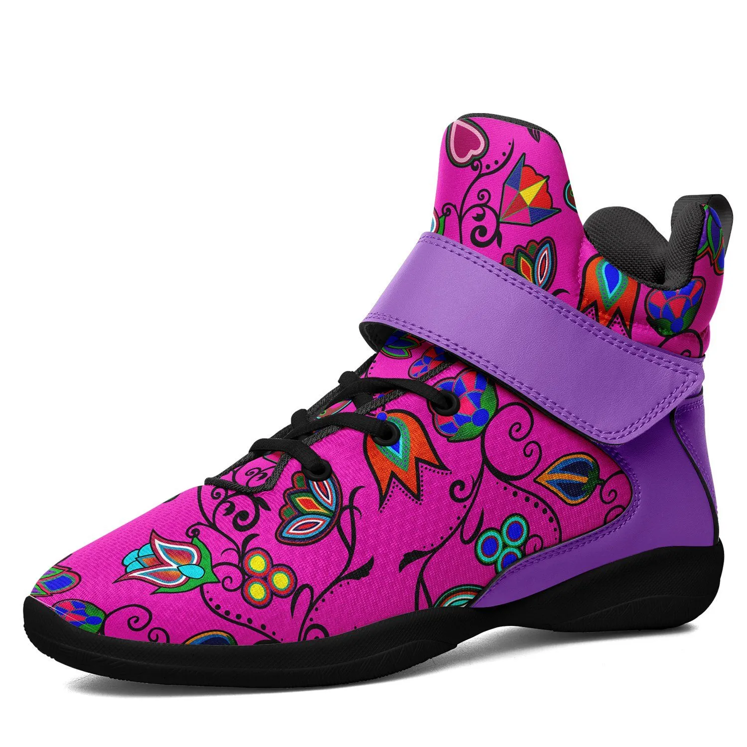 Indigenous Paisley Ipottaa Basketball / Sport High Top Shoes