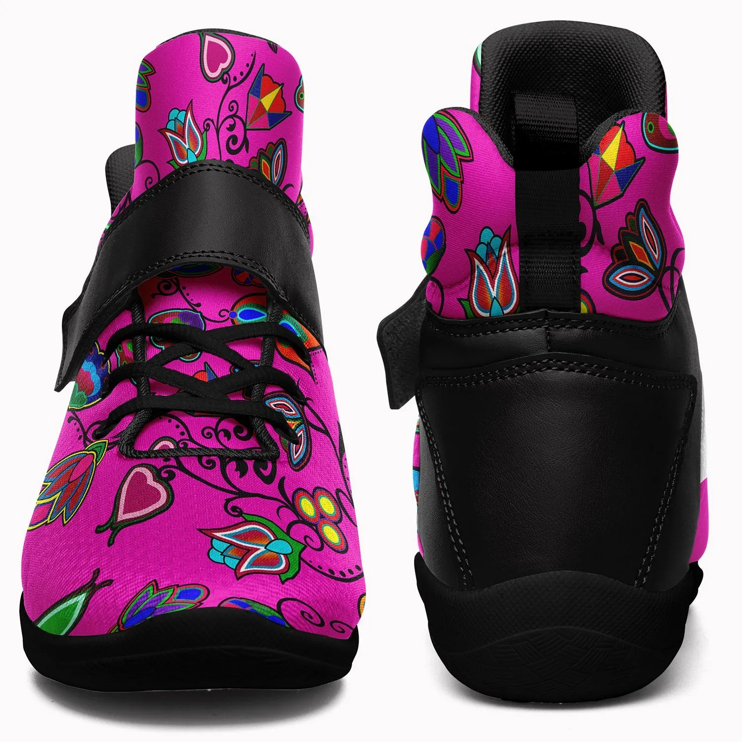 Indigenous Paisley Ipottaa Basketball / Sport High Top Shoes