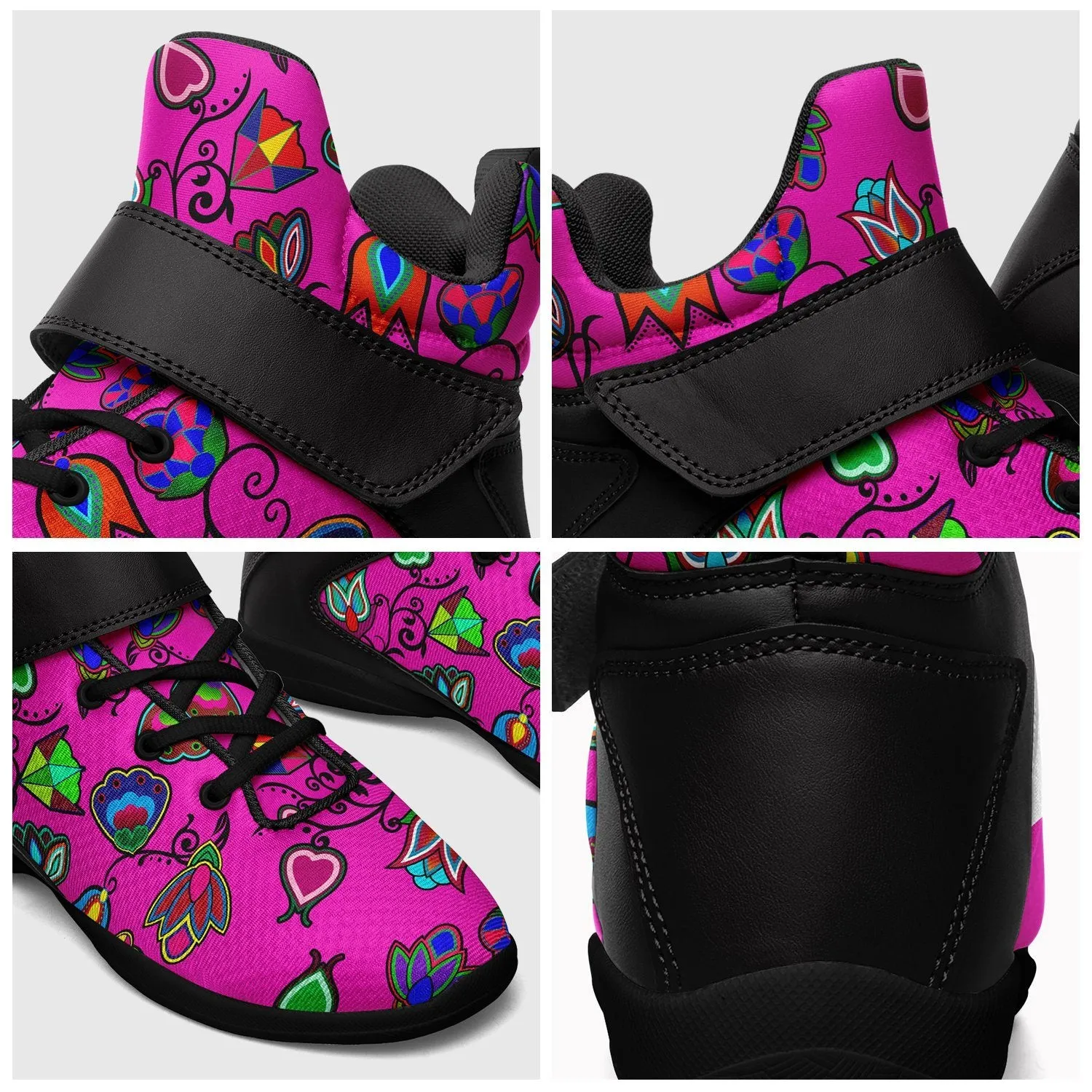 Indigenous Paisley Ipottaa Basketball / Sport High Top Shoes