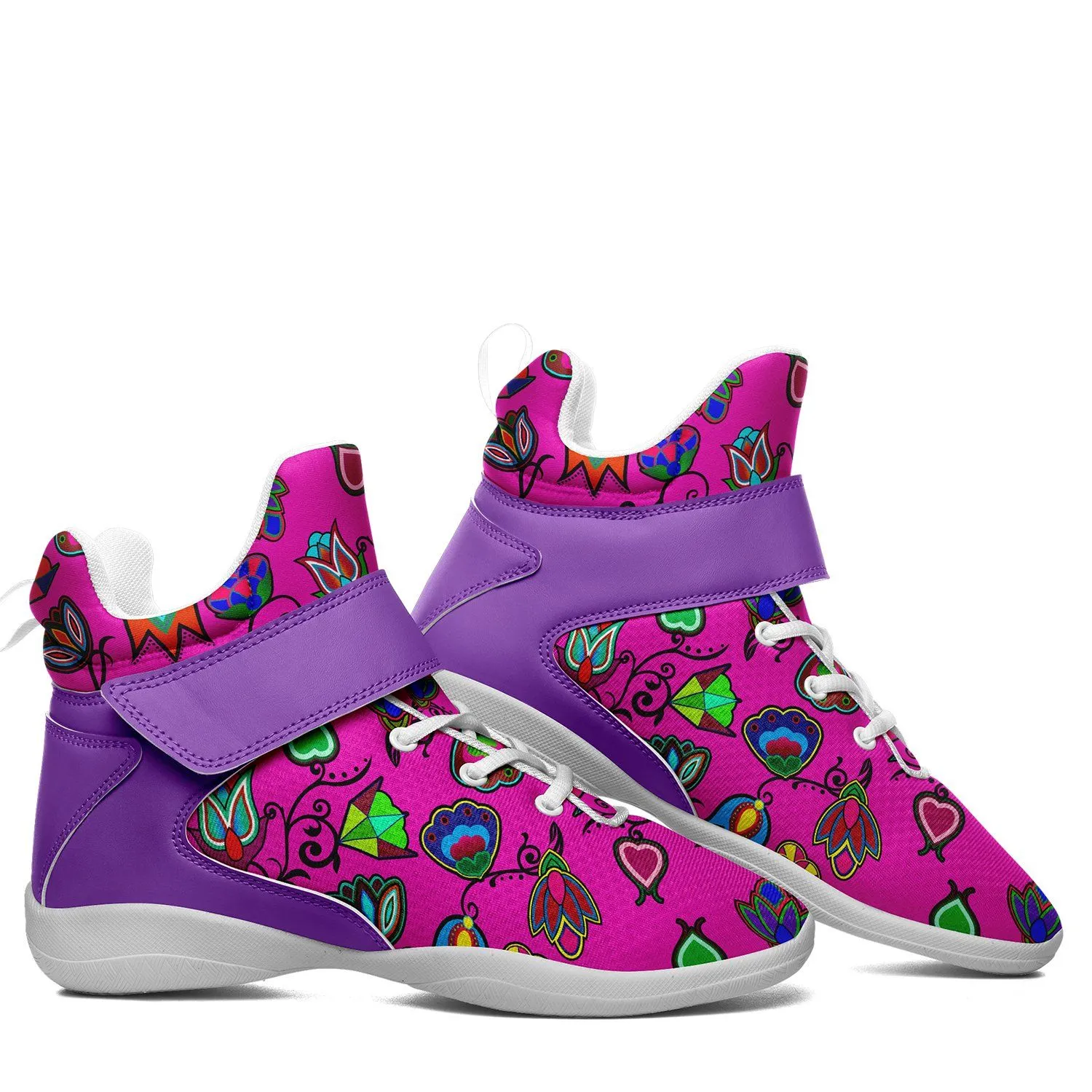 Indigenous Paisley Ipottaa Basketball / Sport High Top Shoes