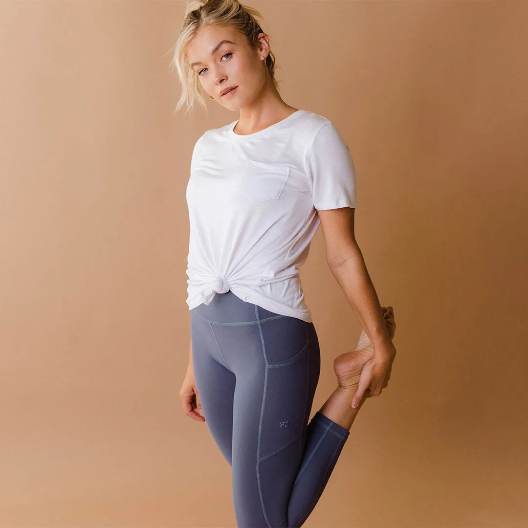 Intention Flow Capris, Indigo