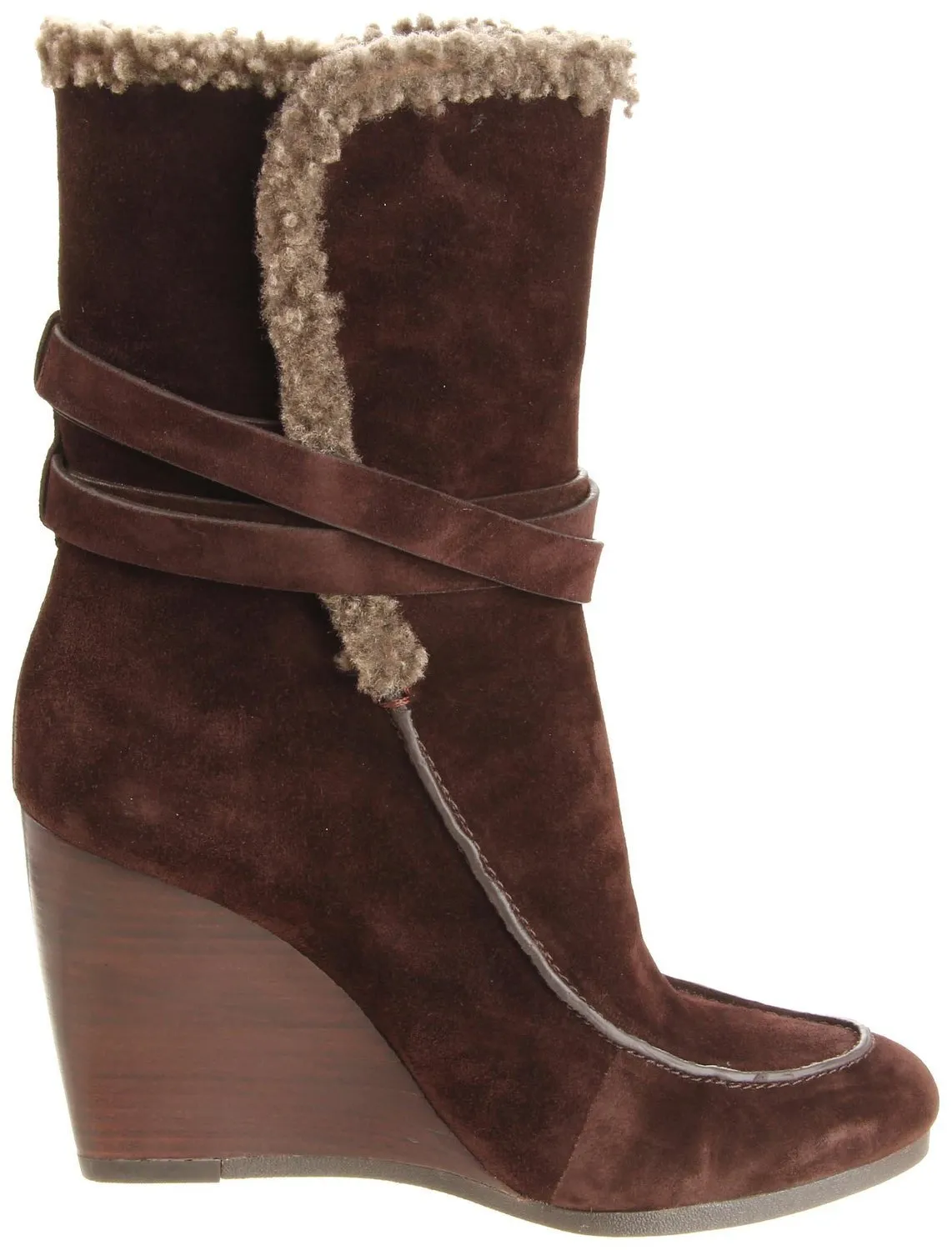 Joan & David Collection Florita Wedge Boot, Brown (Women)