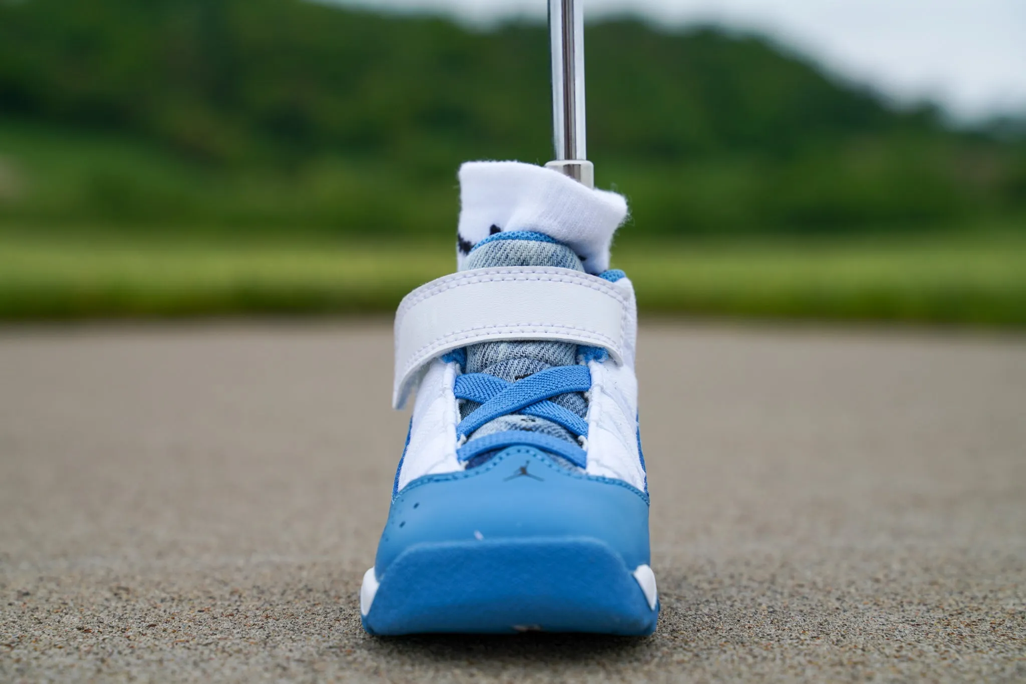 Jordan 6 Rings [DUTCH BLUE] Standing Sneaker Putter Cover