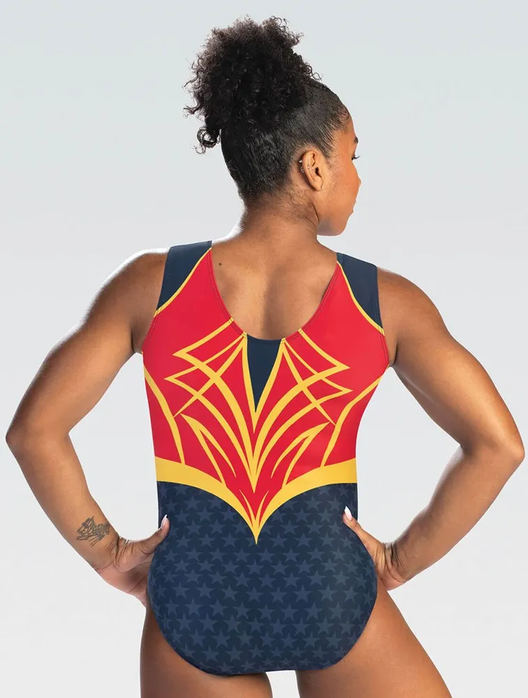 Jordan Chiles Superhero Workout Leotard