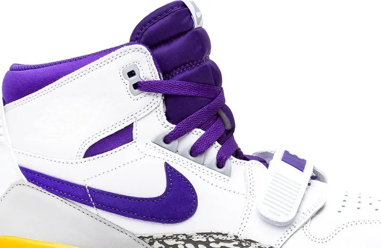 Jordan Legacy 312 Lakers sneakers, white