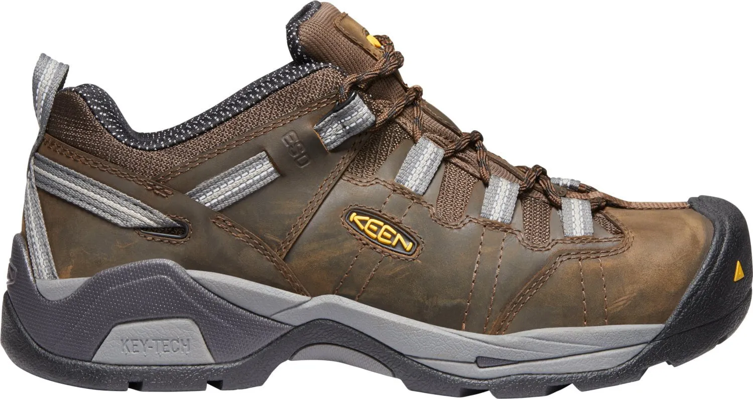 Keen Utility Mens Detroit XT ESD Cascade Brown/Gargoyle Leather Work Shoes