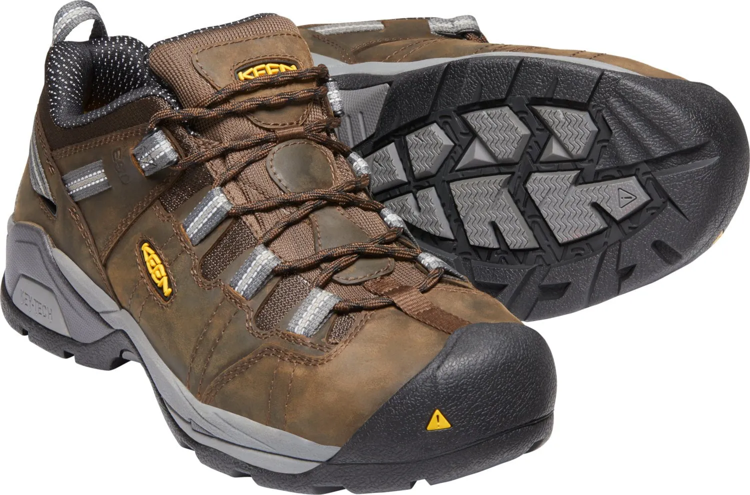 Keen Utility Mens Detroit XT ESD Cascade Brown/Gargoyle Leather Work Shoes