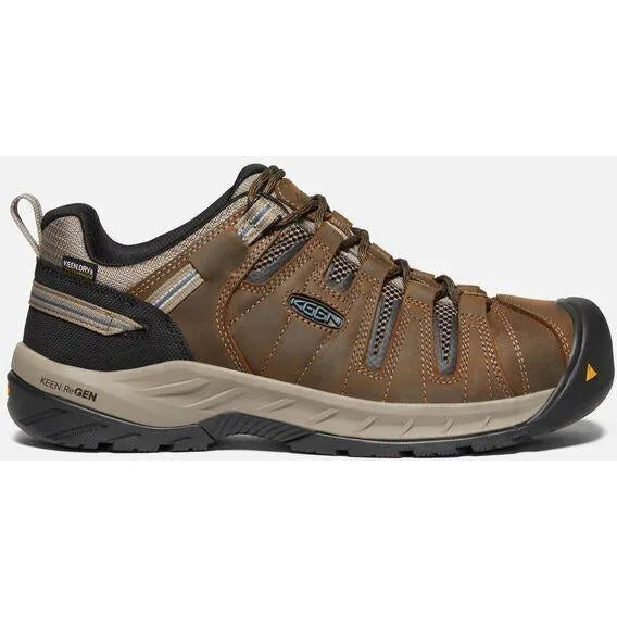 Keen Utility Men's Flint II Steel Toe WP Work Shoe - Brown - 1023236