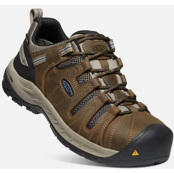 Keen Utility Men's Flint II Steel Toe WP Work Shoe - Brown - 1023236