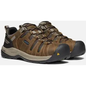 Keen Utility Men's Flint II Steel Toe WP Work Shoe - Brown - 1023236