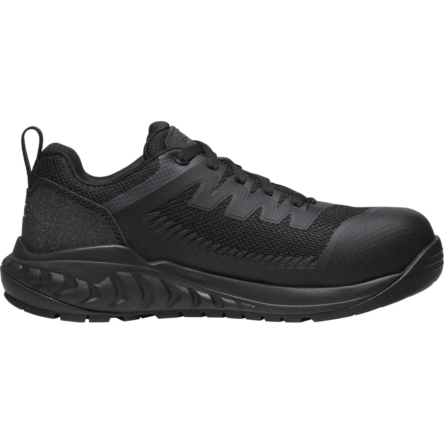 Keen Utility Womens Arvada CT Black Synthetic Work Shoes