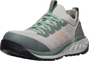 Keen Utility Womens Arvada Shift CT Steel Grey/Green Synthetic Work Shoes