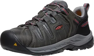 Keen Utility Womens Flint II Magnet/Rose Leather Work Shoes