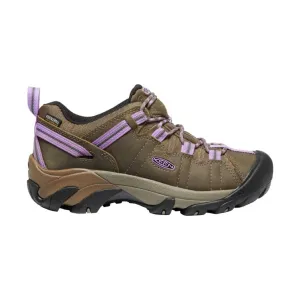 KEEN Women's Targhee II Waterproof - Timberwolf/English Lavender