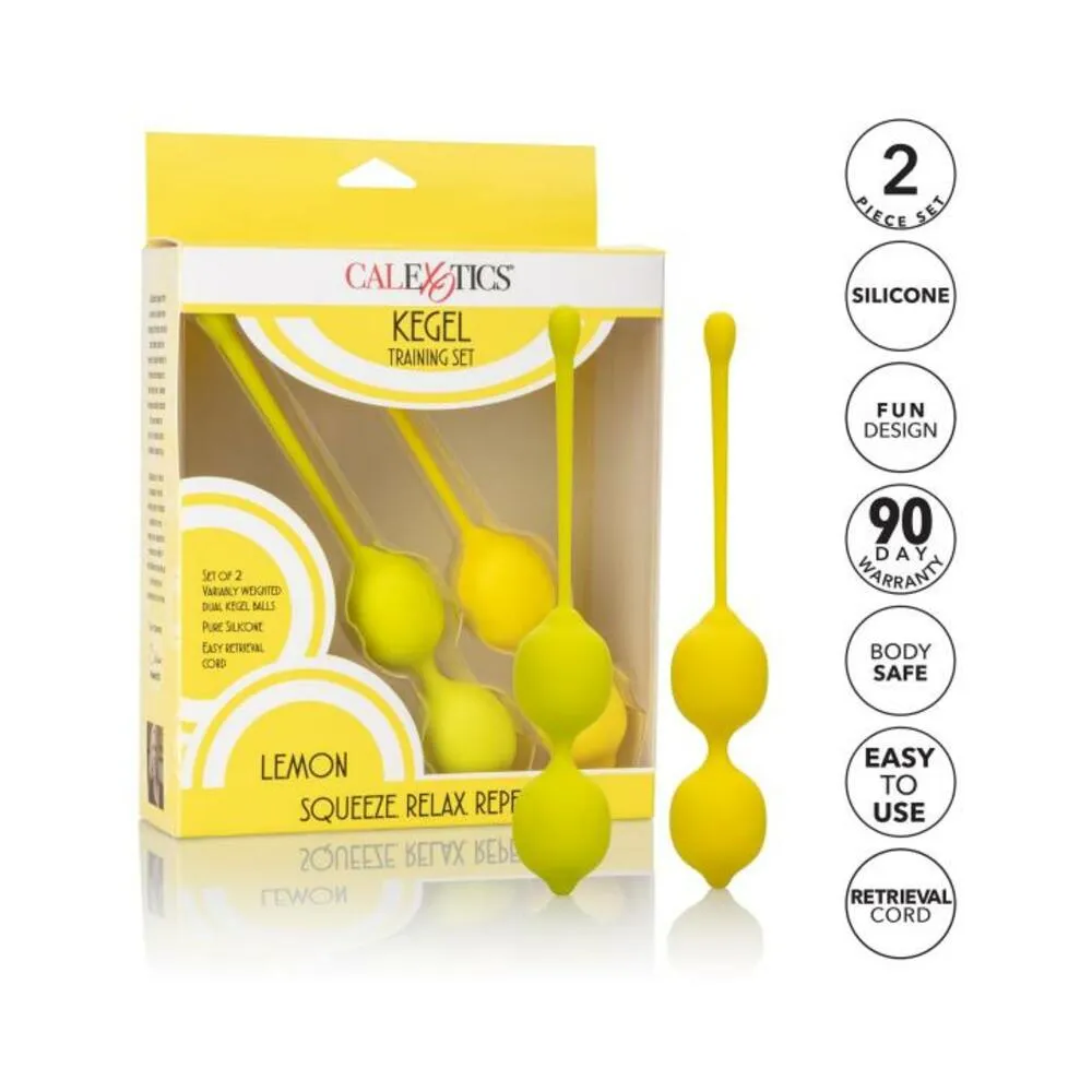 Kegel Training Set Lemon Yellow