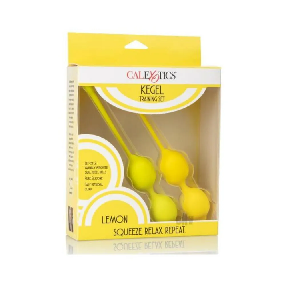 Kegel Training Set Lemon Yellow