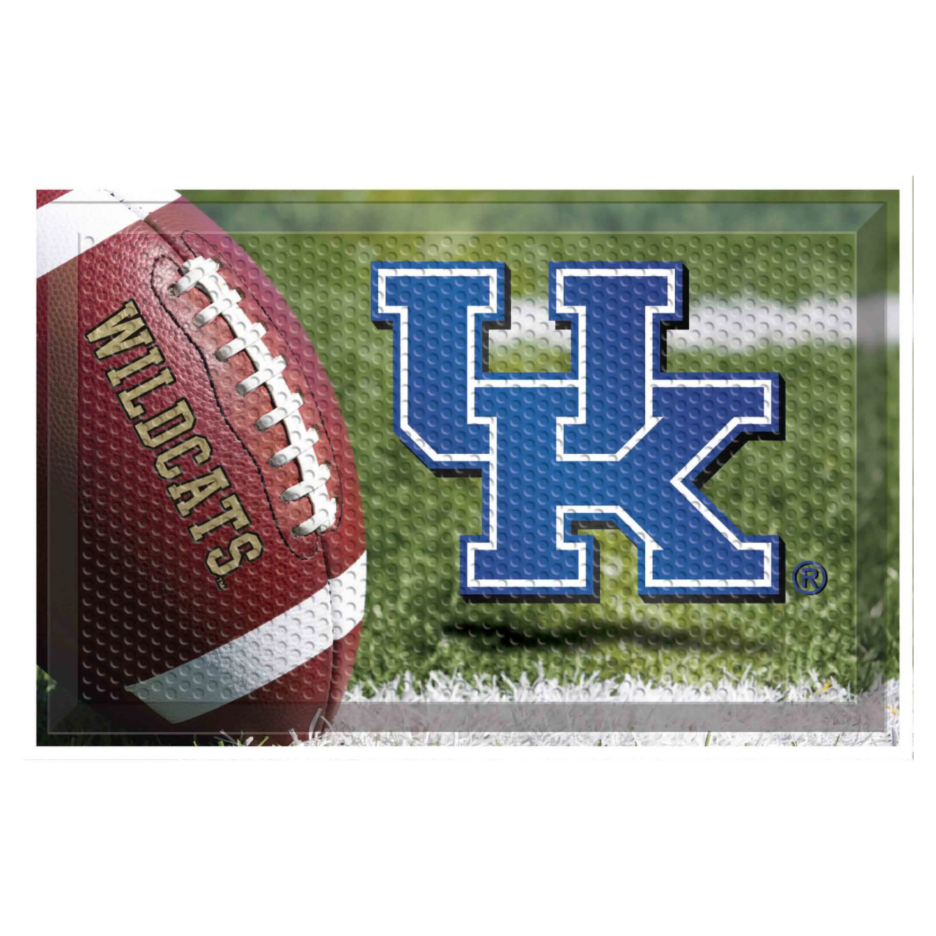 Kentucky Wildcats Rubber Scraper Door Mat