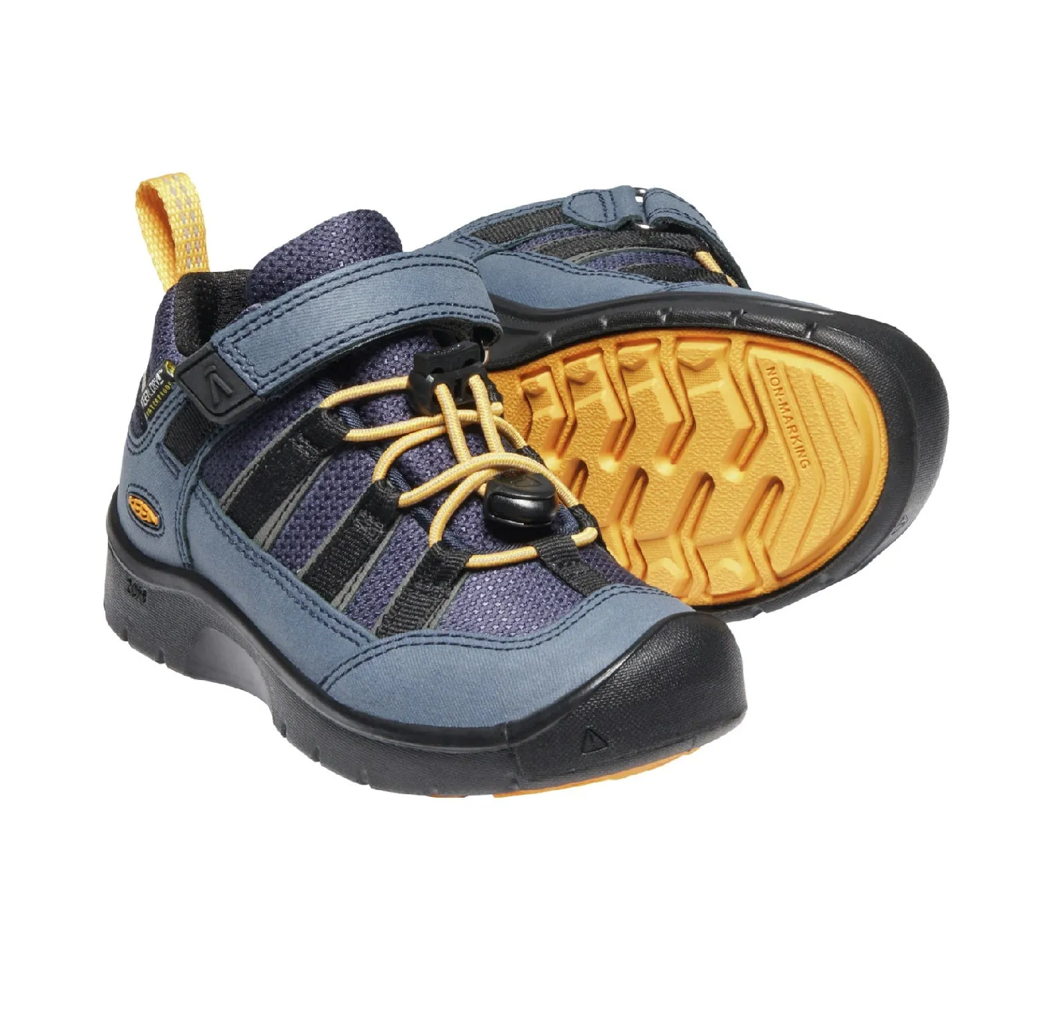 Kid's Hikeport II Low Waterproof Shoe - Blue Nights/Sunflower