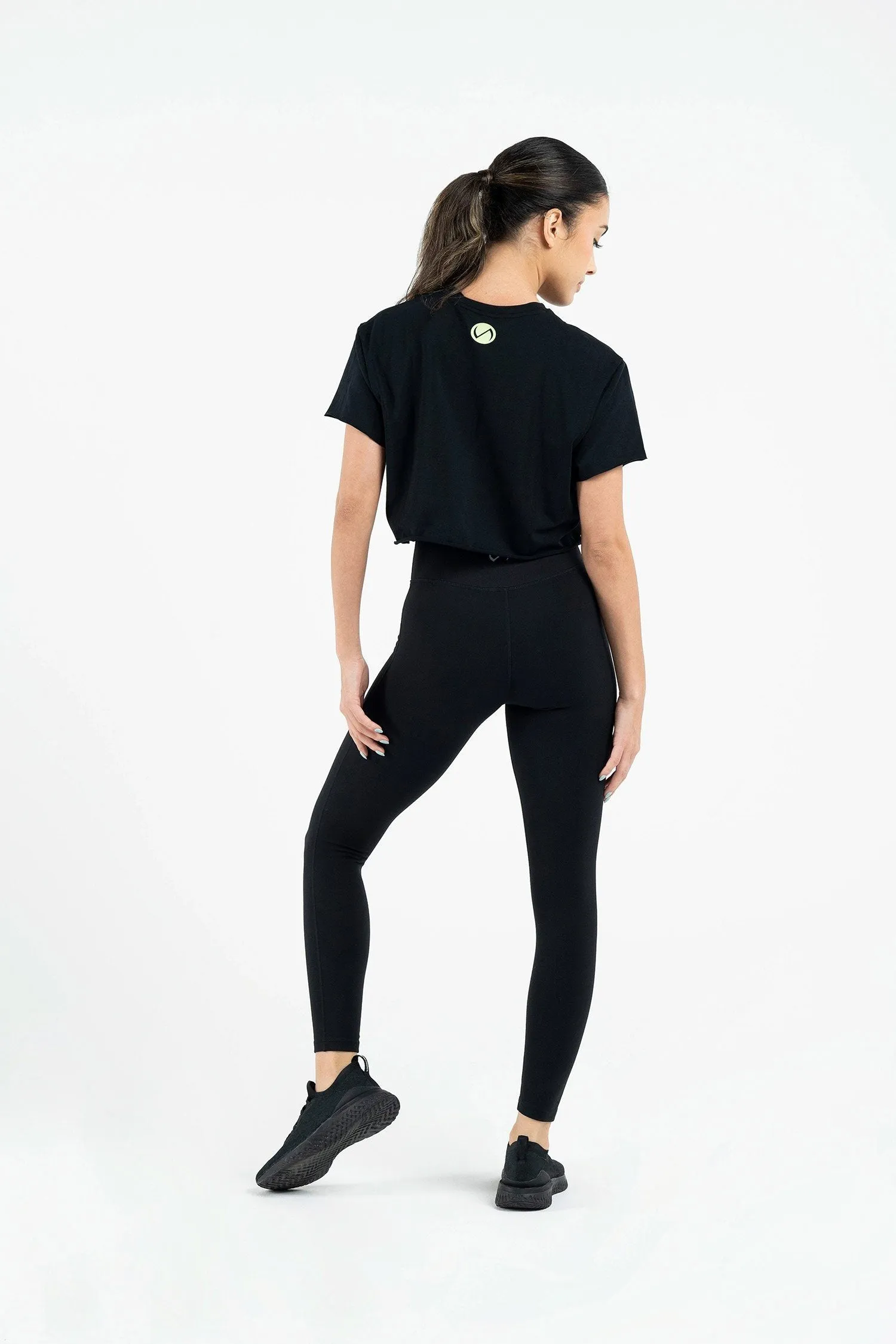 Knockout Oversized Gym Crop Tee