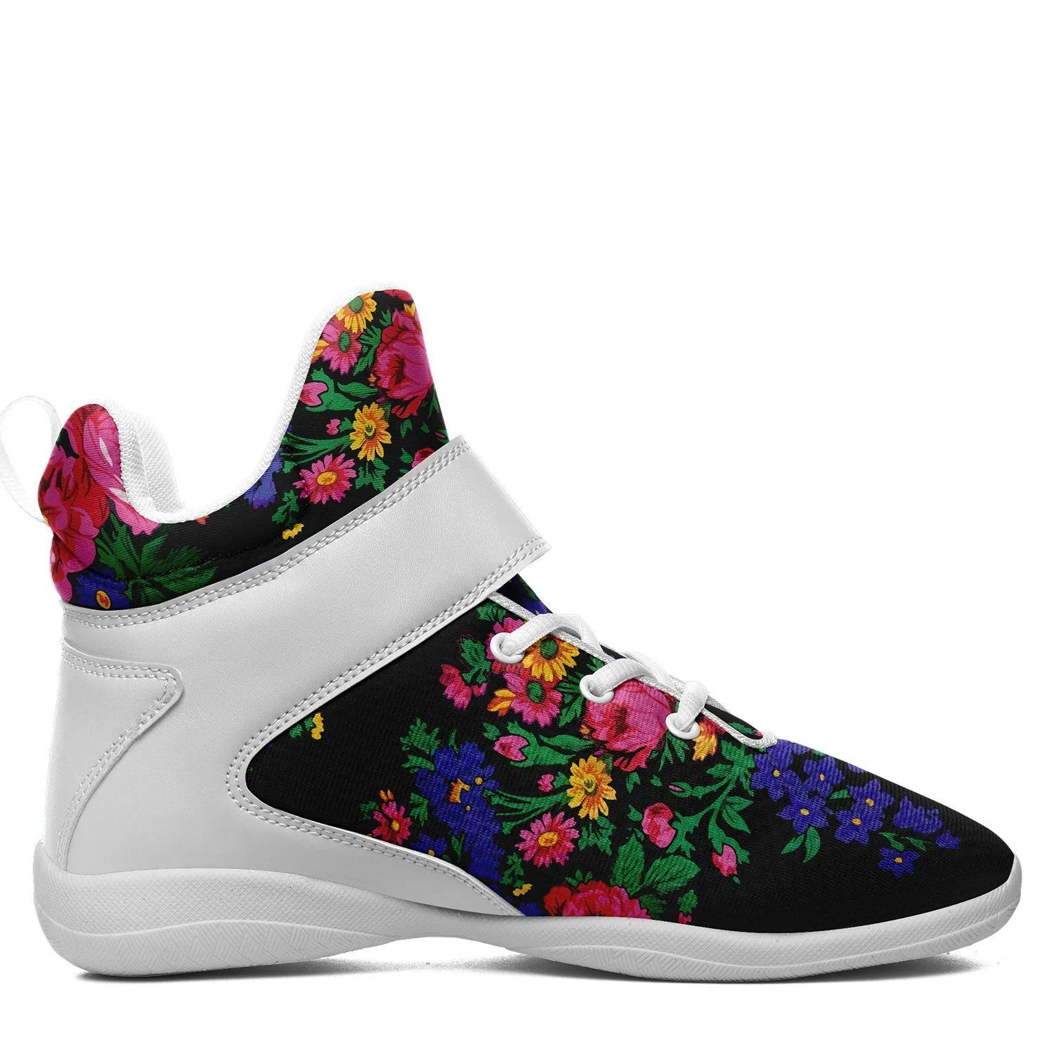 Kokum's Revenge Black Ipottaa Basketball / Sport High Top Shoes - White Sole