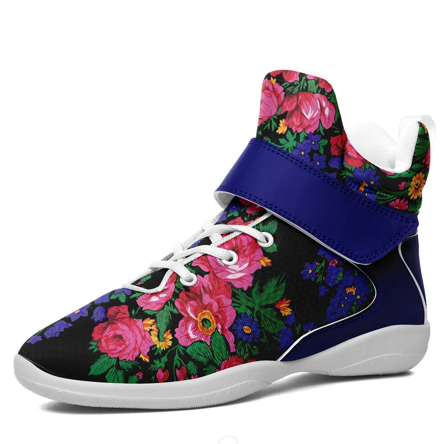 Kokum's Revenge Black Ipottaa Basketball / Sport High Top Shoes - White Sole