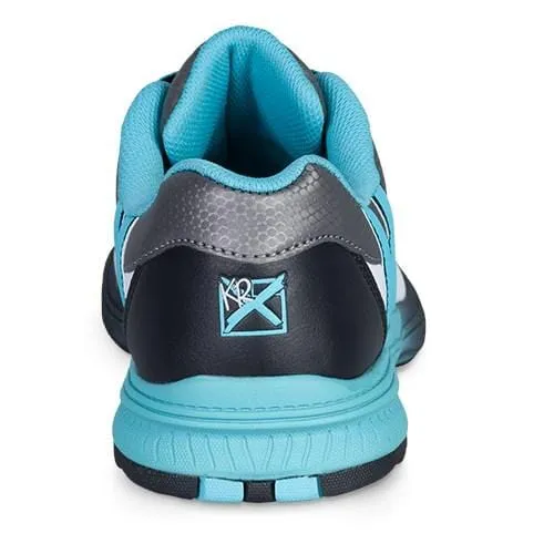 KR Strikeforce Womens Starr White/Black/Teal Right Hand Bowling Shoes