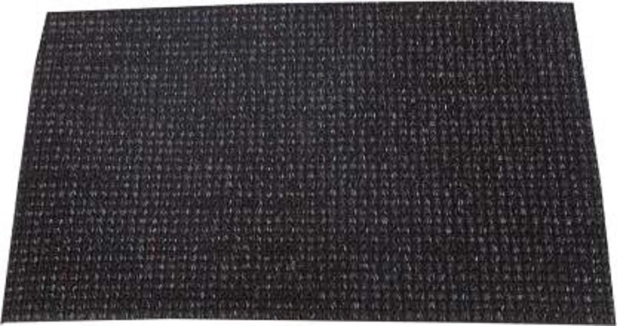 Kuber Industries PVC Doormat - 24"x15", Black, Standard (DOORMATKSD32)