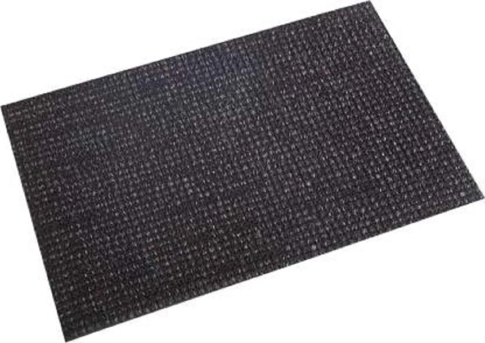 Kuber Industries PVC Doormat - 24"x15", Black, Standard (DOORMATKSD32)