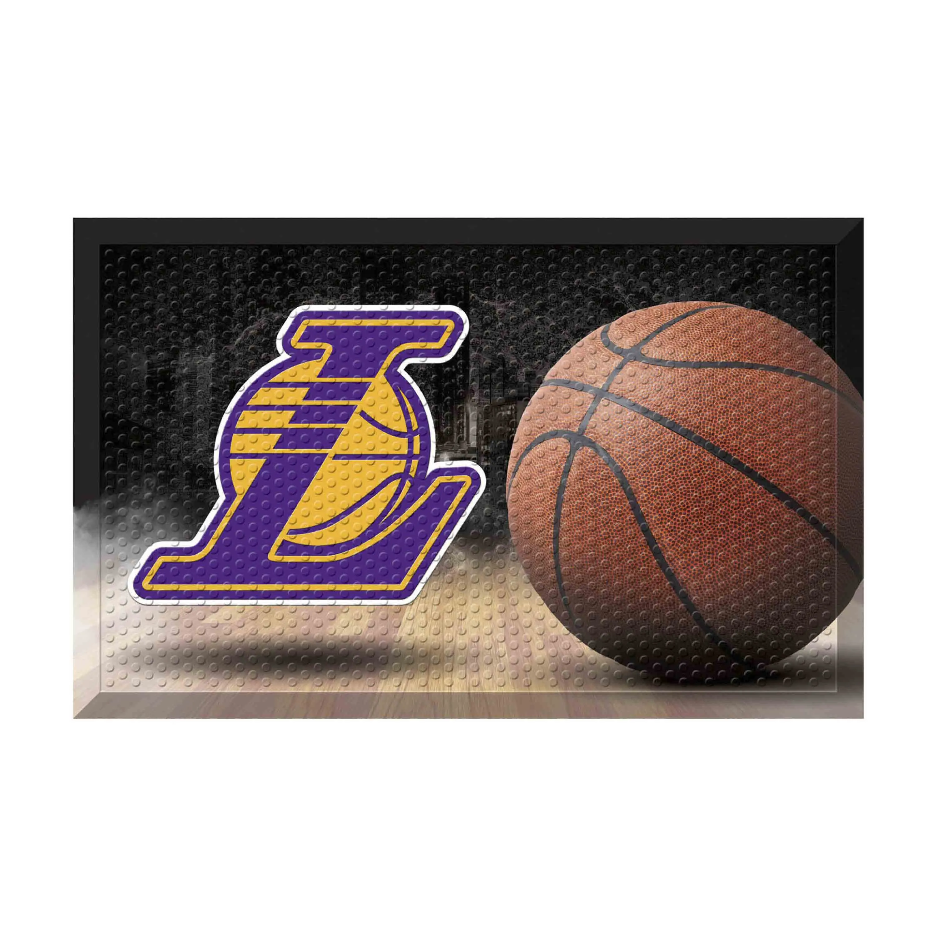 Los Angeles Lakers Rubber Scraper Door Mat