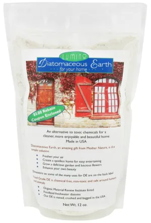 LUMINO - Diatomaceous Earth for your Home - 12 oz.