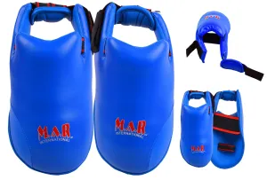 MAR-192C | Blue Martial Arts Elite Foot Protector