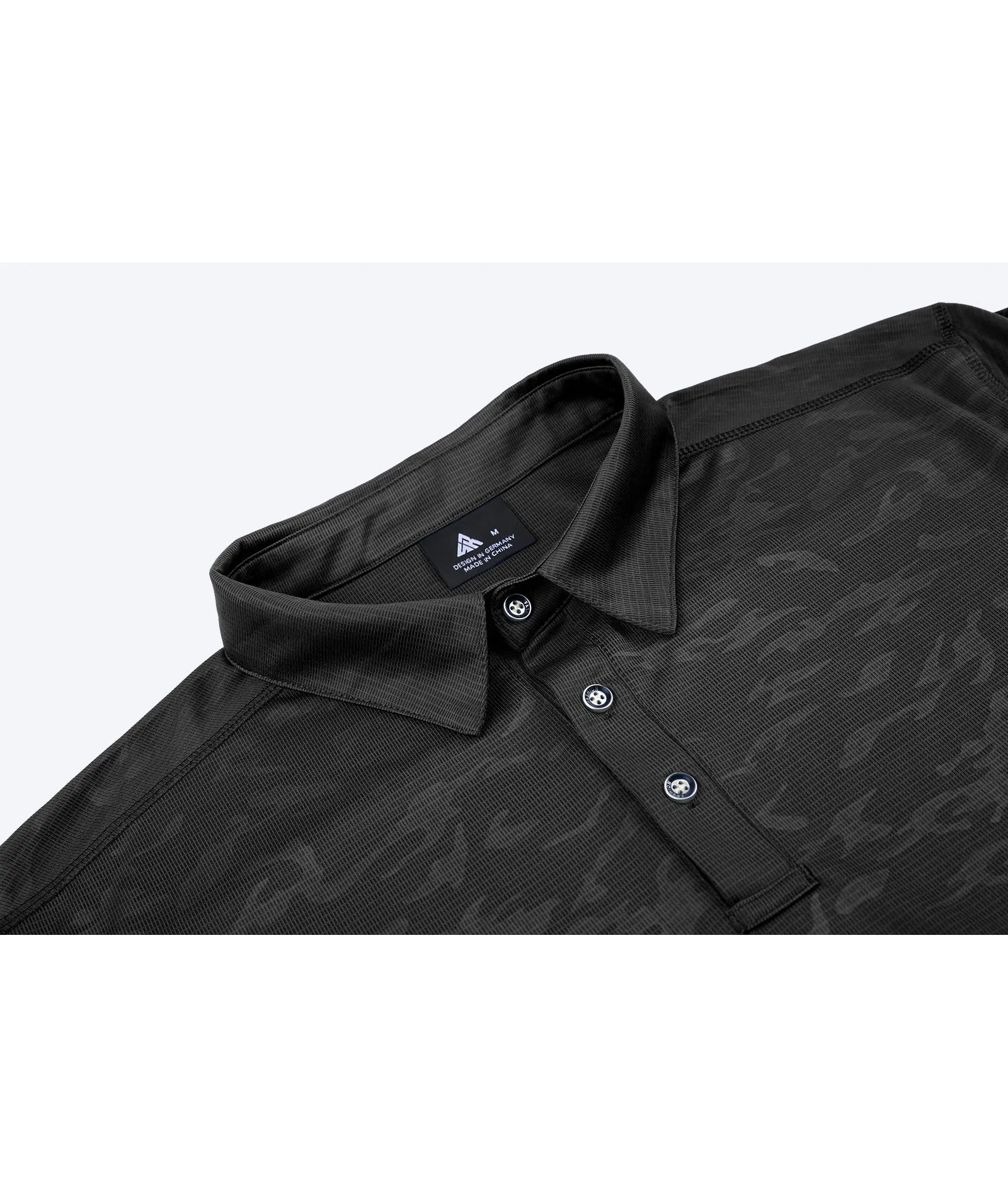 Men's Button Up Dry Fit Golf Polo Shirt-ZPK007197