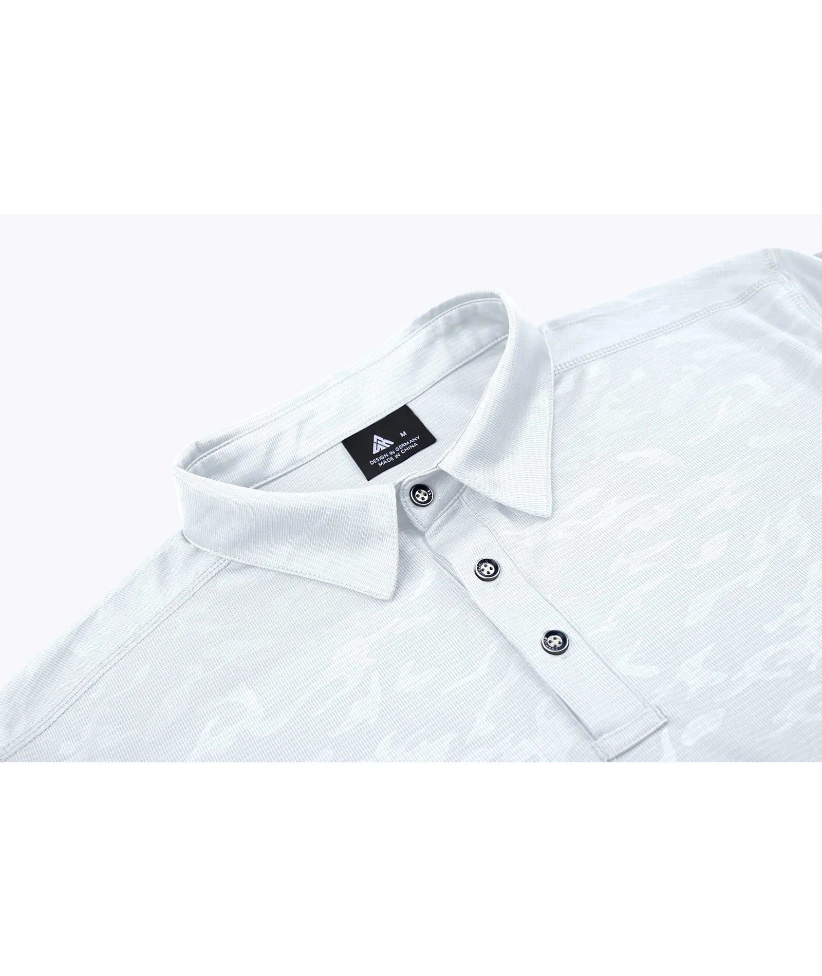 Men's Button Up Dry Fit Golf Polo Shirt-ZPK007197