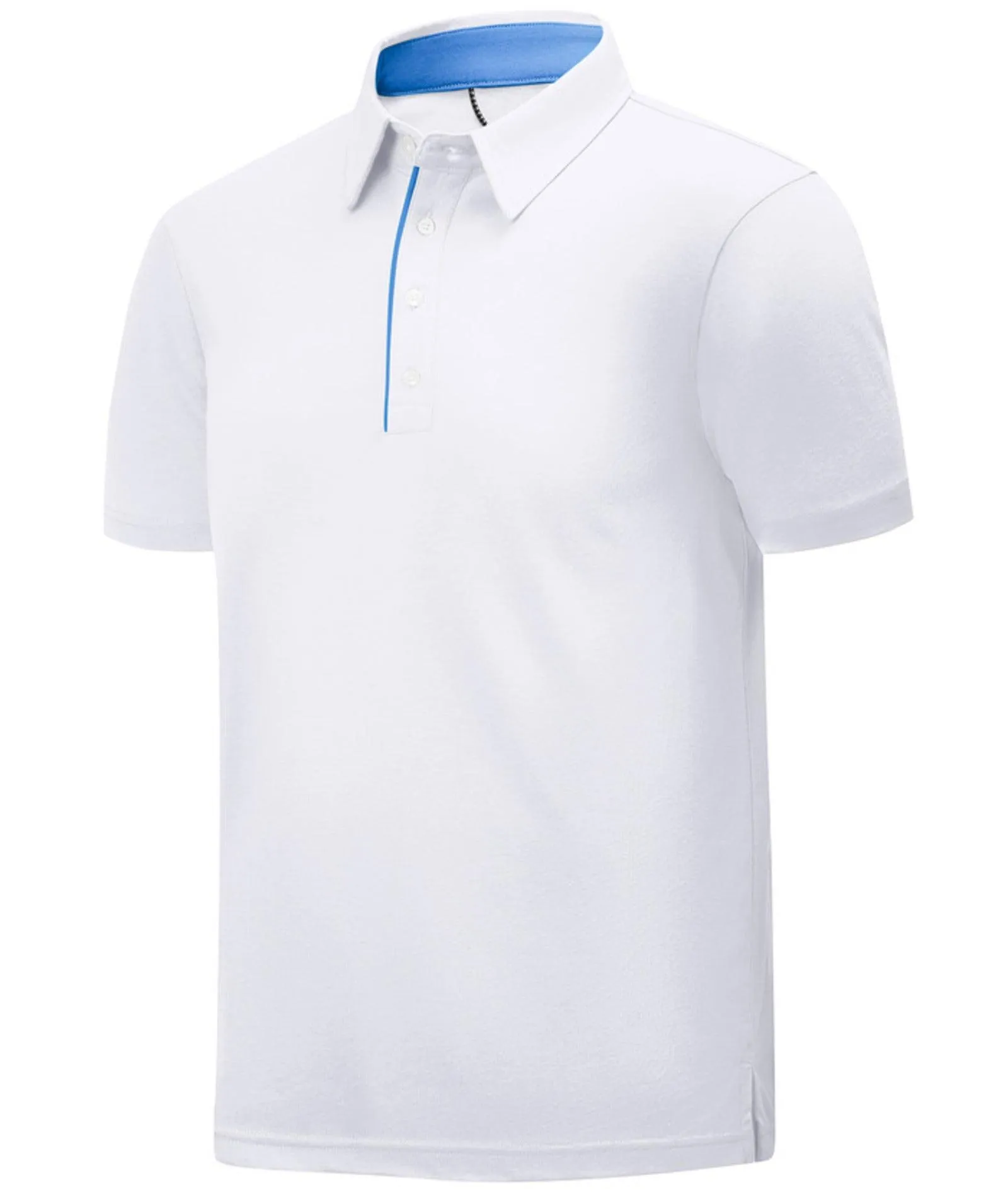 Men's Button Up Golf Polo Shirt-ZPK007841