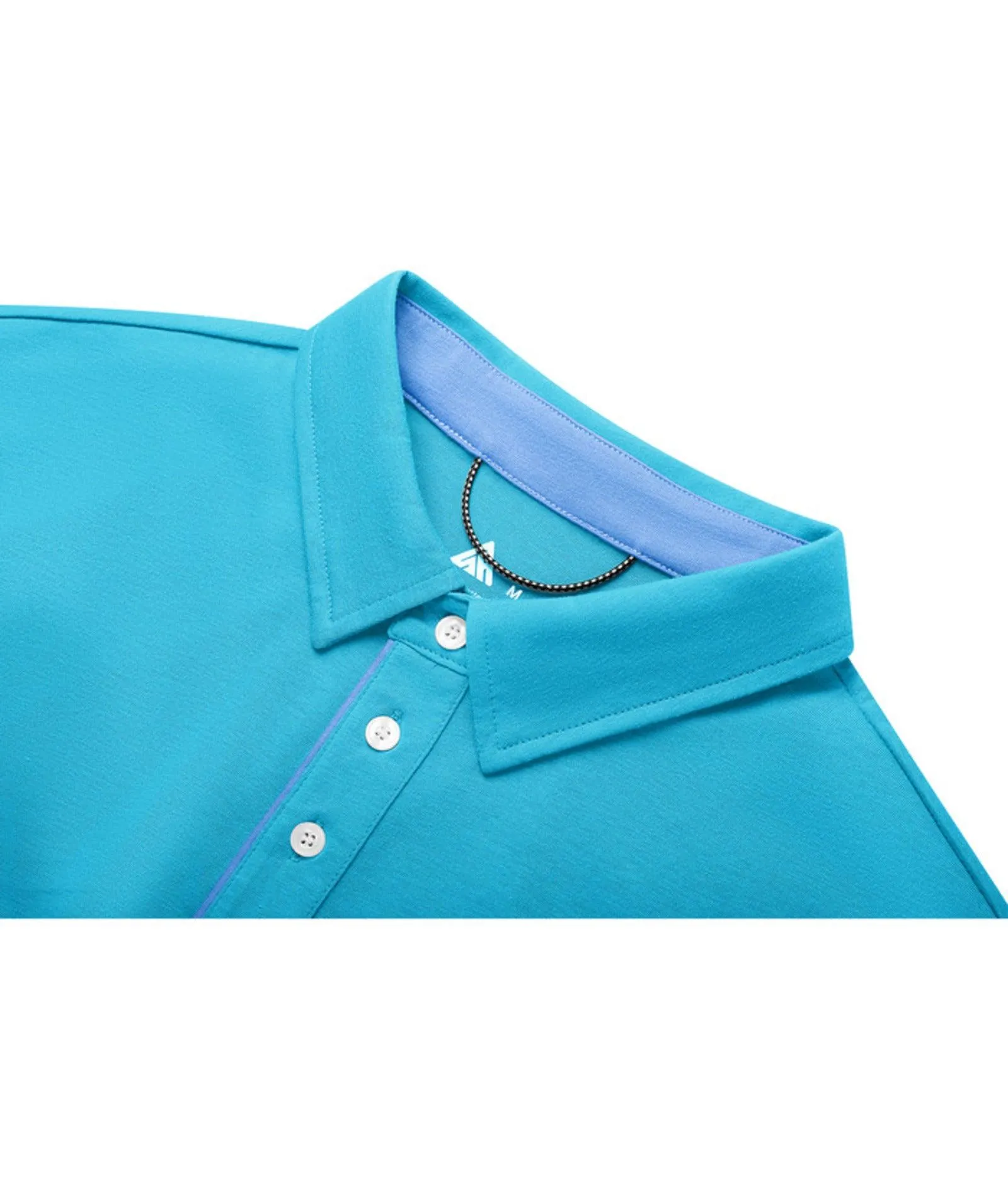 Men's Button Up Golf Polo Shirt-ZPK007841