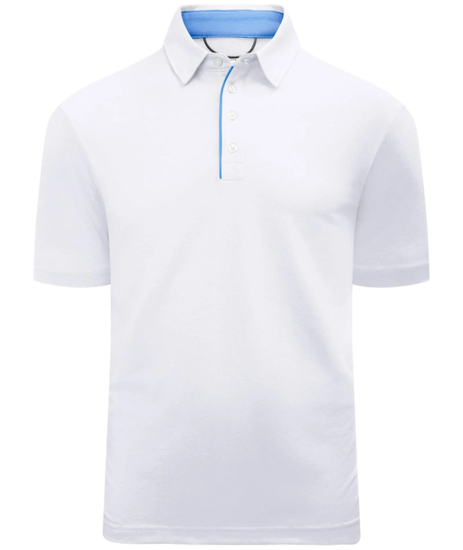 Men's Button Up Golf Polo Shirt-ZPK007841