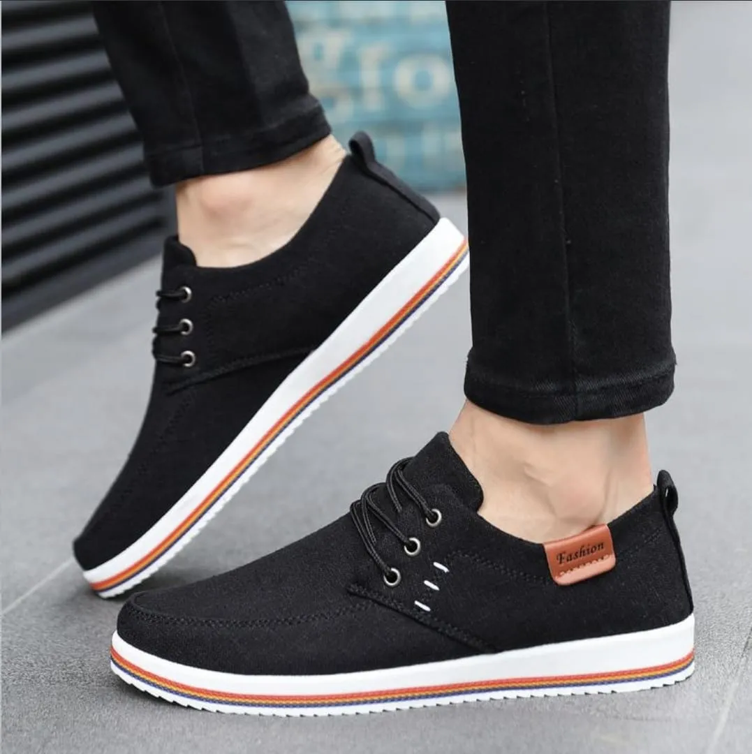 Mens Casual Canvas Loafers