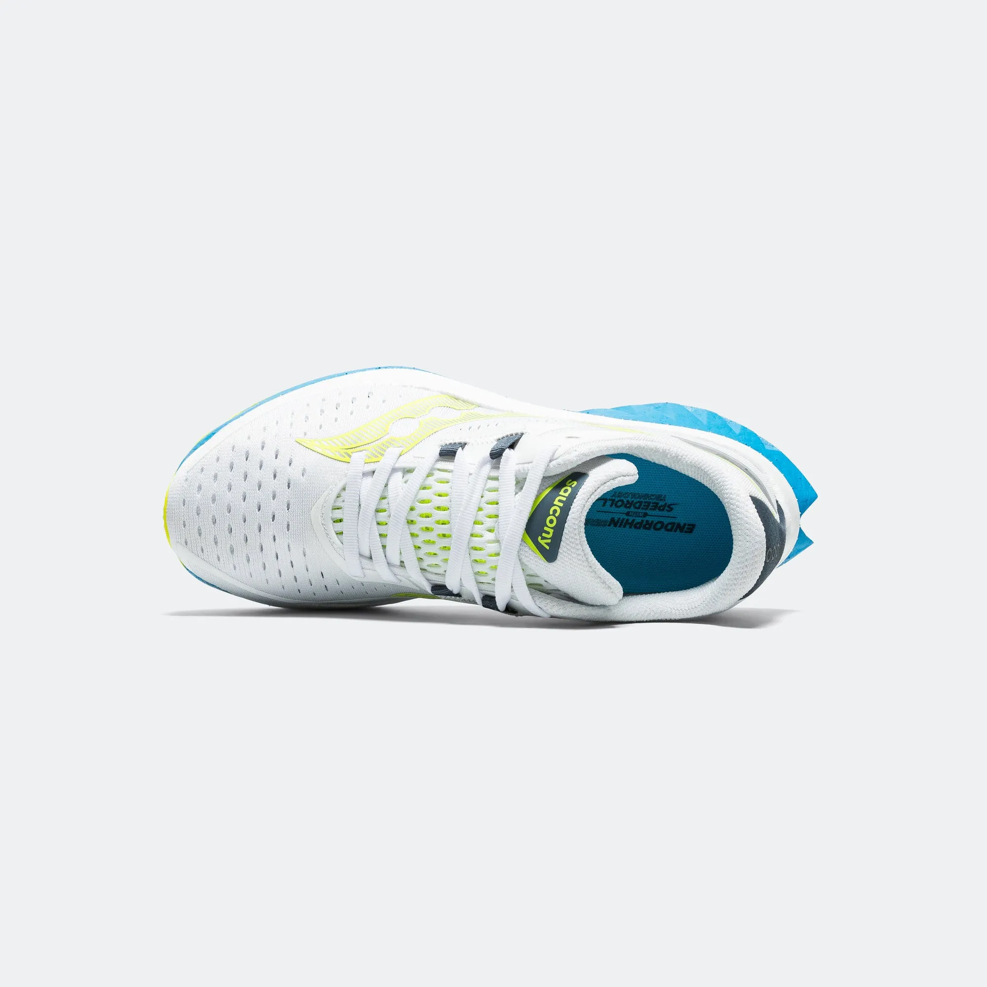 Mens Endorphin Speed 4 - White/Viziblue