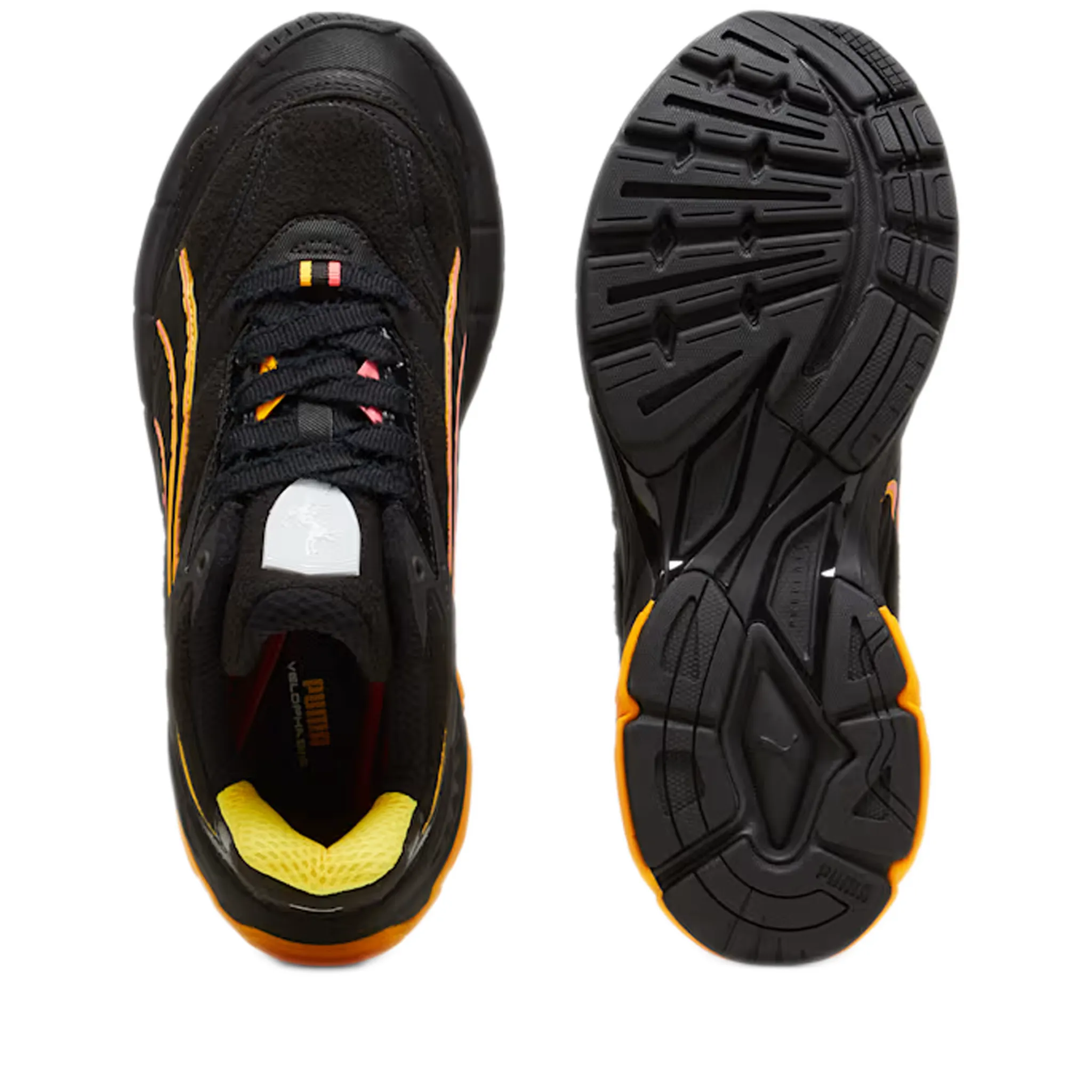 Men's Puma Velophasis Scuderia Ferrari Neon Energy - Black