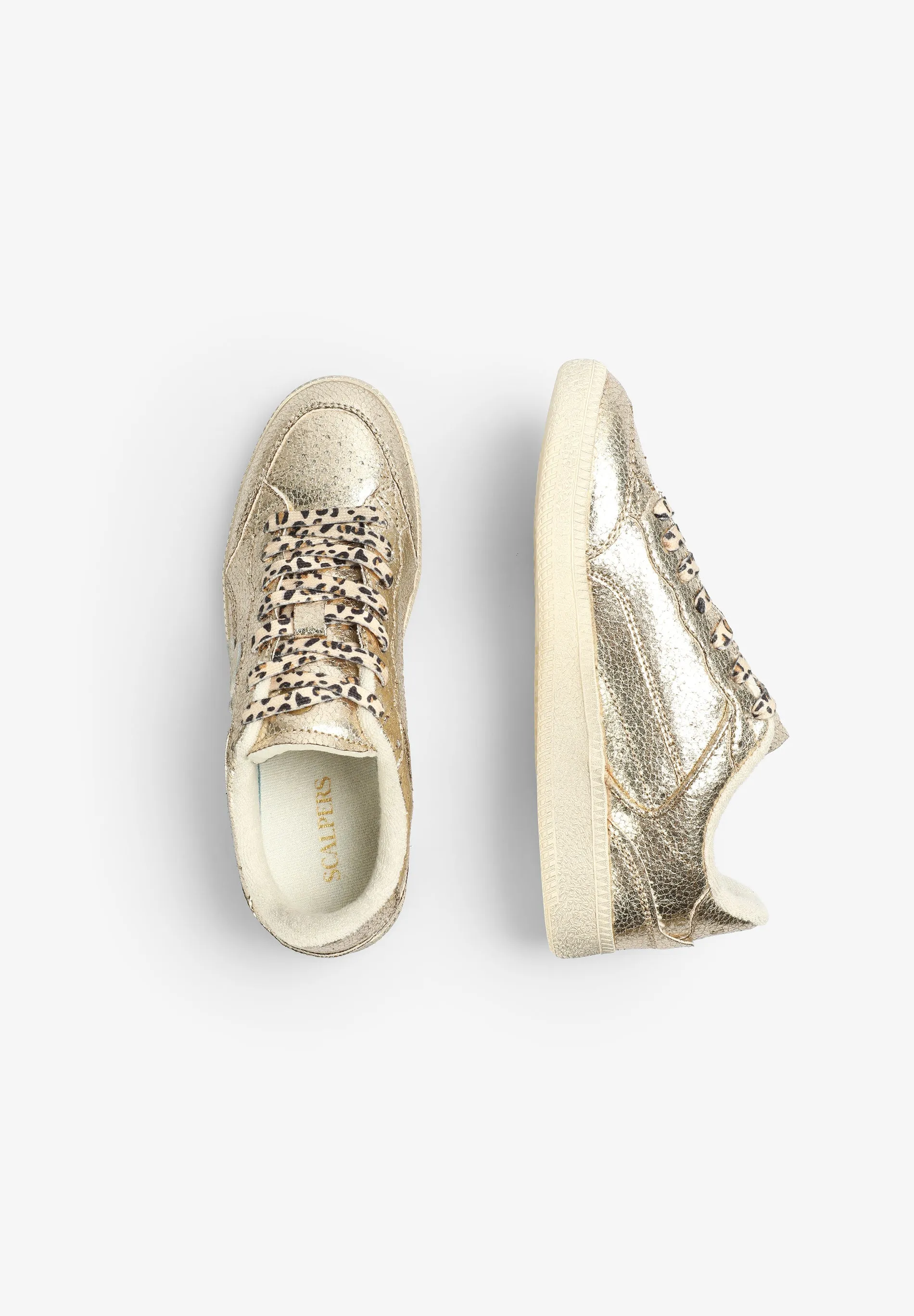 METALLIC SKULL SNEAKERS